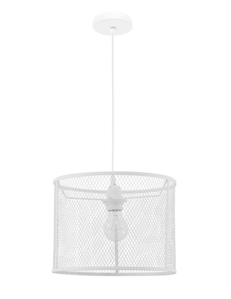 Pendant lamps - Luces Exclusivas SITGES Pendant 1xE27 LED white LE42172 - product kolory-swiatla.pl 1