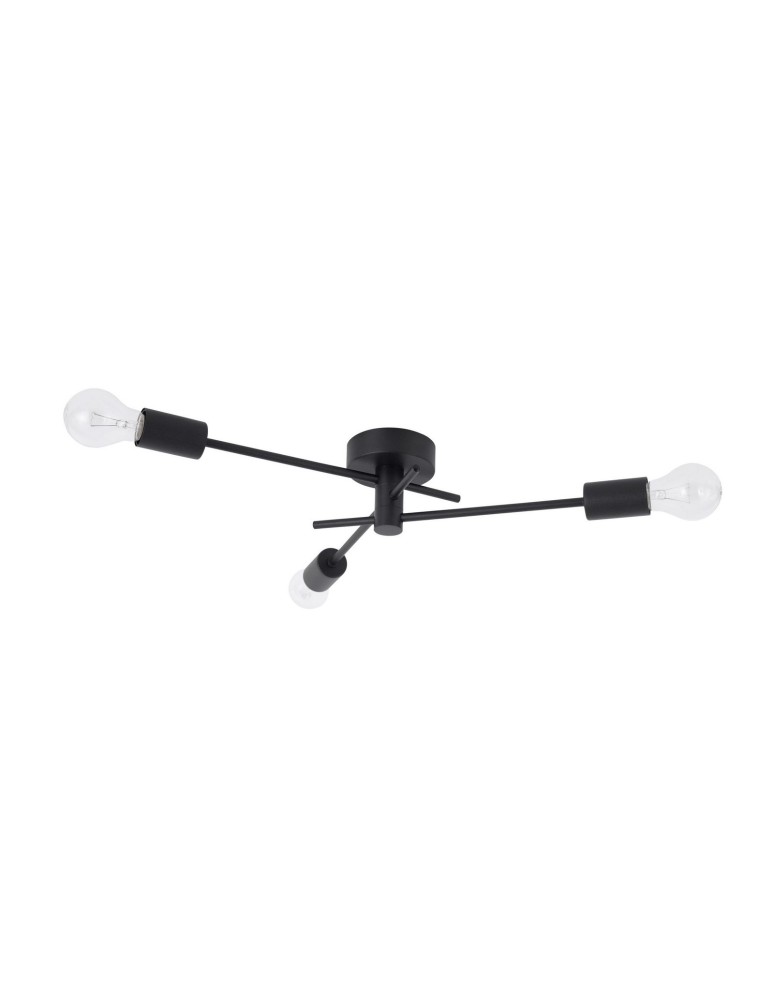 Loft ceiling lamps - industrial - Luces Exclusivas SOCOPO Ceiling 3xE27 LED black LE42175 - product kolory-swiatla.pl 1