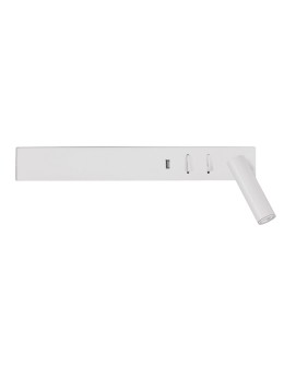 Luces Exclusivas ZARATE USB Wall LED 5W+3W 560lm 3000K white mat LE42220