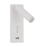 Reading wall lamps - Luces Exclusivas ZARZAL USB Wall LED 3W 210lm 3000K white LE42224 - product 1