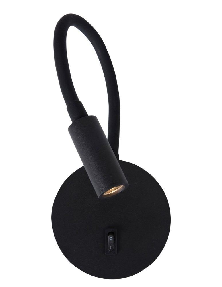 Reading wall lamps - Luces Exclusivas ALMERIA LED wall lamp 3W 190lm 3000K black LE42232 - product kolory-swiatla.pl 1