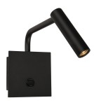 Reading wall lamps - Luces Exclusivas BERISSO For Reading Mobile LED 3W 190lm 3000K black LE42259 - product 1