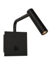 Luces Exclusivas BERISSO Do czytania Ruchoma LED 3W 190lm 3000K czarny LE42259
