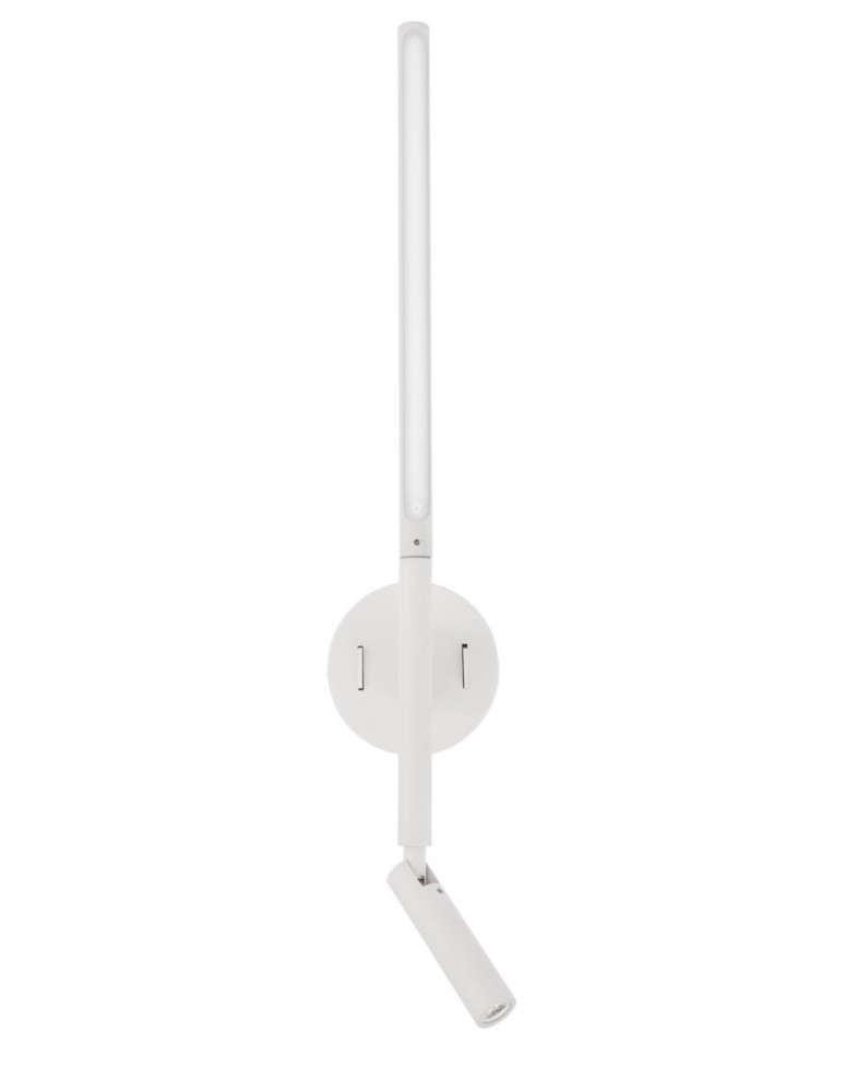 Reading wall lamps - Luces Exclusivas BIESCAS Wall LED 6W+3W 520lm 3000K white mat LE42261 - product kolory-swiatla.pl 1