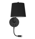 Reading wall lamps - Luces Exclusivas PUENTE Wall mounted LED 15W 190lm 3000K / black LE42267. - product 1