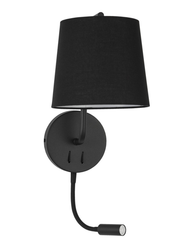 Reading wall lamps - Luces Exclusivas PUENTE Wall mounted LED 15W 190lm 3000K / black LE42267. - product kolory-swiatla.pl 1