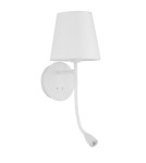 Reading wall lamps - Luces Exclusivas BRAGADO LED wall lamp 3W 180lm 3000K / white LE42268. - product 1