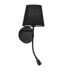 Reading wall lamps - Luces Exclusivas BRAGADO LED wall lamp 3W 180lm 3000K / black LE42269. - product 1