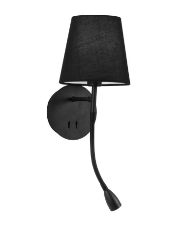 Luces Exclusivas BRAGADO LED wall lamp 3W 180lm 3000K / black LE42269.