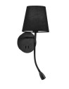 Luces Exclusivas BRAGADO LED wall lamp 3W 180lm 3000K / black LE42269.