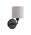 Wall lamps - Luces Exclusivas CABELLO Wall lamp 1xLED E14 black/grey LE42274 - product 1