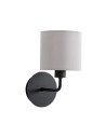 Luces Exclusivas CABELLO Wall lamp 1xLED E14 black/grey LE42274