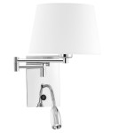 Reading wall lamps - Luces Exclusivas CABIMAS LED wall lamp 3W 180lm 3000K/white/chrome LE42276 - product 1