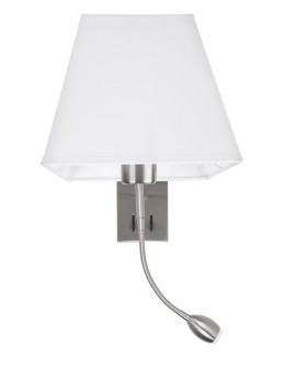 Luces Exclusivas CACERES Ścienna LED 3W 190lm 3000K/ nikiel/biały LE42280