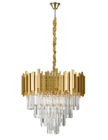 Luces Exclusivas CAMPANA Wisząca 8xE14 LED złoty LE42285