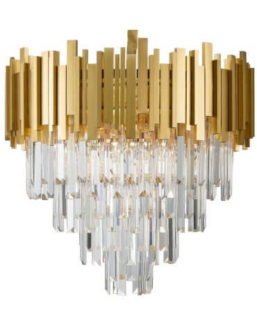 Luces Exclusivas CAMPANA Pendant 8xE14 LED gold LE42285 - product 2