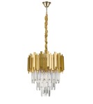 Glamour chandeliers - Luces Exclusivas CAMPANA Pendant 4xE14 LED gold LE42286 - product 1