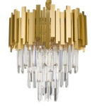 Glamour chandeliers - Luces Exclusivas CAMPANA Pendant 4xE14 LED gold LE42286 - product 2