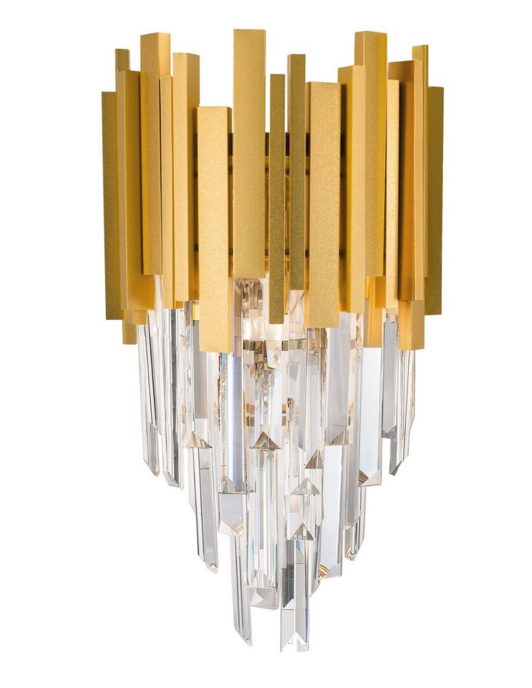 Wall lamps - Luces Exclusivas CAMPANA Wall lamp 2xLED E14 gold LE42287 - product kolory-swiatla.pl 1