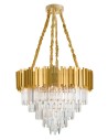 Luces Exclusivas CAMPANA Pendant 12xLED E14 gold LE42288