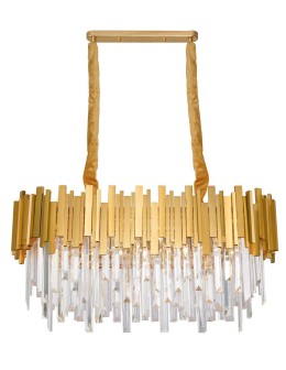 Luces Exclusivas CAMPANA Pendant 8xLED E14 gold LE42289