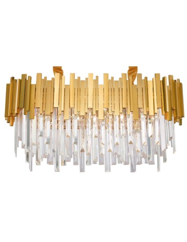 Luces Exclusivas CAMPANA Pendant 8xLED E14 gold LE42289 - product 2