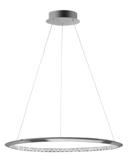 Luces Exclusivas CAUCETE LED Pendant 32W 1580lm 3000K Dimmable Chrome LE42311
