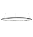 Pendant lamps circles - Luces Exclusivas CAUCETE LED Pendant 32W 1580lm 3000K Dimmable Chrome LE42311 - product 2