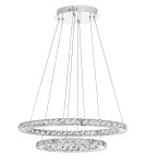 Pendant lamps circles - Luces Exclusivas CEDEIRA LED Pendant 40W 2400lm 3000K chrome LE42313 - product 1