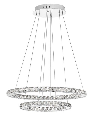 Luces Exclusivas CEDEIRA LED Pendant 40W 2400lm 3000K chrome LE42313