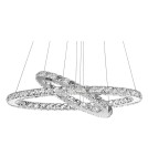 Pendant lamps circles - Luces Exclusivas CEDEIRA LED Pendant 40W 2400lm 3000K chrome LE42313 - product 3