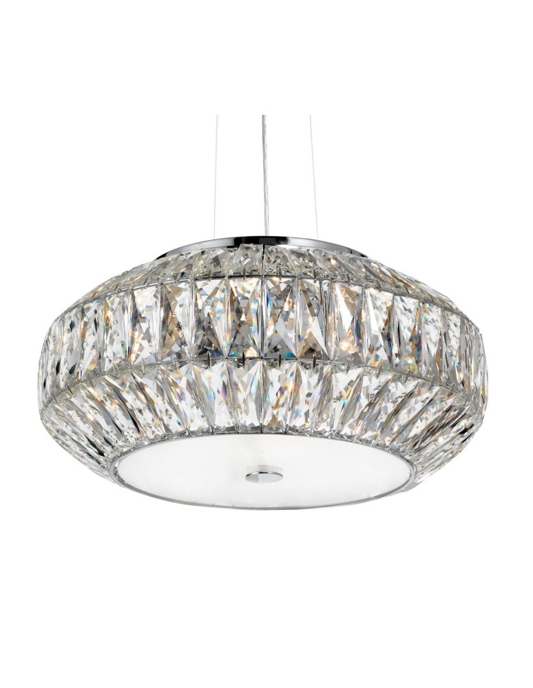 Pendant lamps - Luces Exclusivas CHAJARI Pendant 6xG9 LED transparent/white LE42322 - product kolory-swiatla.pl 2