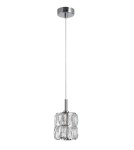 Pendant lamps - Luces Exclusivas CHARATA Pendant 1xG9 LED transparent/chrome LE42323 - product 1