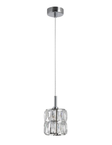 Luces Exclusivas CHARATA Pendant 1xG9 LED transparent/chrome LE42323