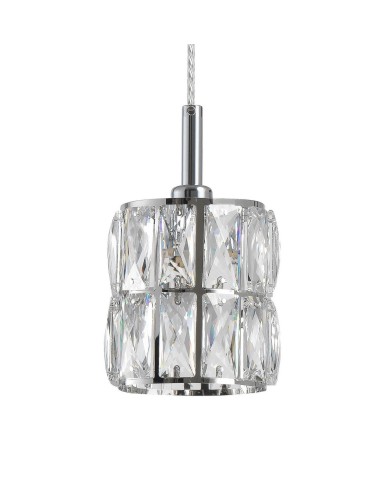 Luces Exclusivas CHARATA Pendant 1xG9 LED transparent/chrome LE42323 - product 2