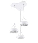LED pendant lamps - Luces Exclusivas CHIMBAS Pendant LED 36W 2160lm 3000K white mat LE42332 - product 1
