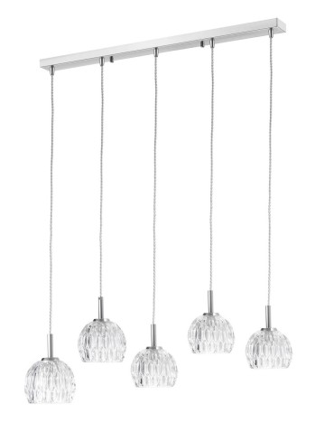 Luces Exclusivas CONSEJO Pendant 5xG9 LED transparent LE42339