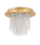 Ceiling lamps with crystals - Luces Exclusivas CORONEL Ceiling 5xG9 LED gold non-uniform LE42344 - product 1
