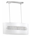 Pendant lamps - Luces Exclusivas DOLORES Pendant 3xE27 LED white/chrome LE42354 - product 1