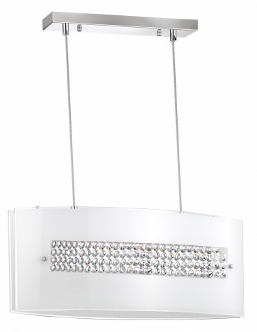 Luces Exclusivas DOLORES Pendant 3xE27 LED white/chrome LE42354