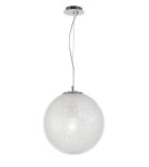 Pendant lamps - Luces Exclusivas FLANDES Pendant 1xE27 LED transparent/chrome LE42363 - product 1