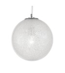 Pendant lamps - Luces Exclusivas FLANDES Pendant 1xE27 LED transparent/chrome LE42363 - product 2
