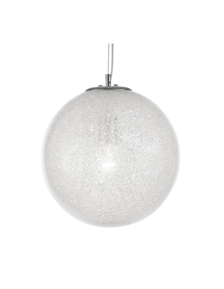 Pendant lamps - Luces Exclusivas FLANDES Pendant 1xE27 LED transparent/chrome LE42364 - product kolory-swiatla.pl 2