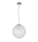 Pendant lamps - Luces Exclusivas FLANDES Pendant 1xE27 LED transparent/chrome LE42366 - product 1