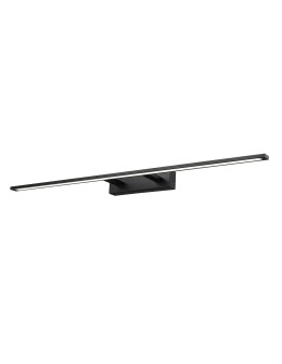 Luces Exclusivas INIRIDA Ścienna Łazienkowa LED 30W 2422lm 3000K czarny mat IP44 LE42404