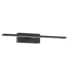 Bathroom wall lamps - Luces Exclusivas IPIALES Bathroom Wall LED 12W 913lm 3000K black mat IP44 LE42406 - product 1