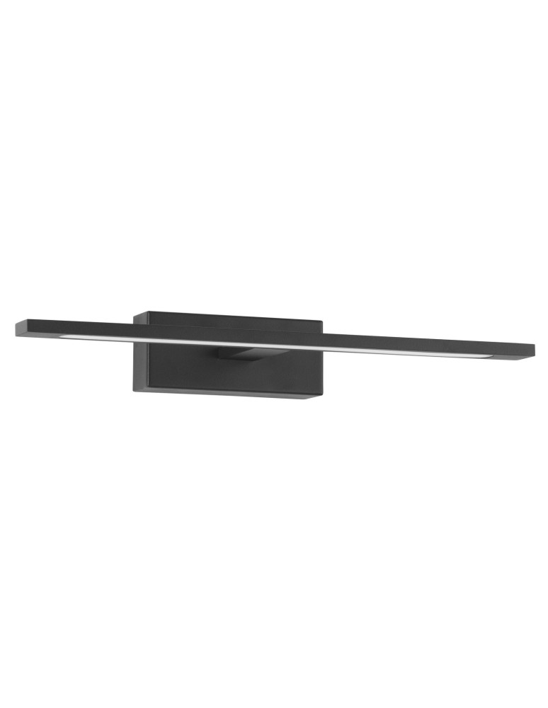 Bathroom wall lamps - Luces Exclusivas IPIALES Bathroom Wall LED 12W 913lm 3000K black mat IP44 LE42406 - product kolory-swiatla.pl 1