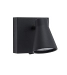 Wall lamps - Luces Exclusivas MARACAY Wall lamp with switch movable 1xGU10 LED black LE42462 - product 1
