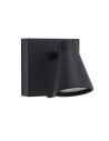 Luces Exclusivas MARACAY Wall lamp with switch movable 1xGU10 LED black LE42462