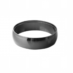 Azzardo ADAMO RING BLACK CHROME Ring Dekoracyjny do Oprawy Czarny/Chrom AZ1484